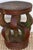 African Handcarved Semi-Abstract Painted African Stool For Sale - Image 3 of 9
