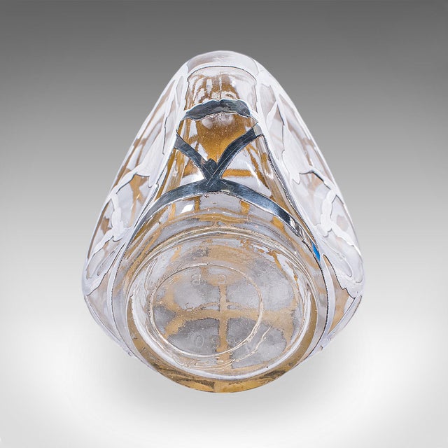 Pair of Vintage John Haig Whisky Decanters, English, Glass, Silver, Hallmarked For Sale - Image 9 of 12
