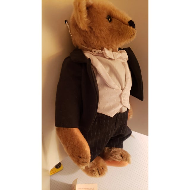 Mid-Century Modern Late 20th Century Steiff Collectible Teddy Bear-Groom For Sale - Image 3 of 12