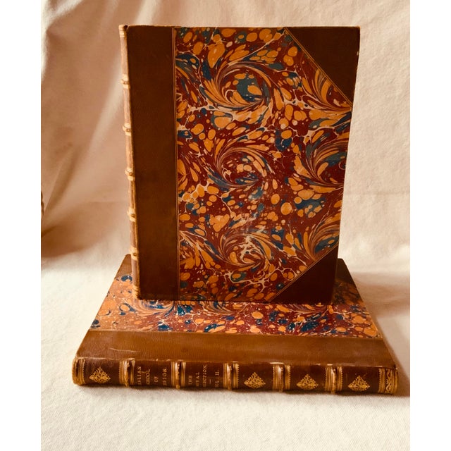 Rare Antique Books: Italian School of Design — 1835 British Royal Collection, Complete 2-Volume Set For Sale - Image 15 of 18