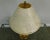 Vintage Quoizel Brass and Glass Foliate Table Lamps W/Shades - a Pair For Sale - Image 10 of 13