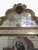 Venetian Murano Glass Wall Mirror with Floral Engraving and Amber Details, 1950 For Sale - Image 6 of 11