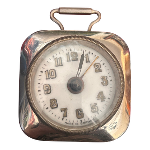 Vintage German Mechanical Travel Alarm Clock