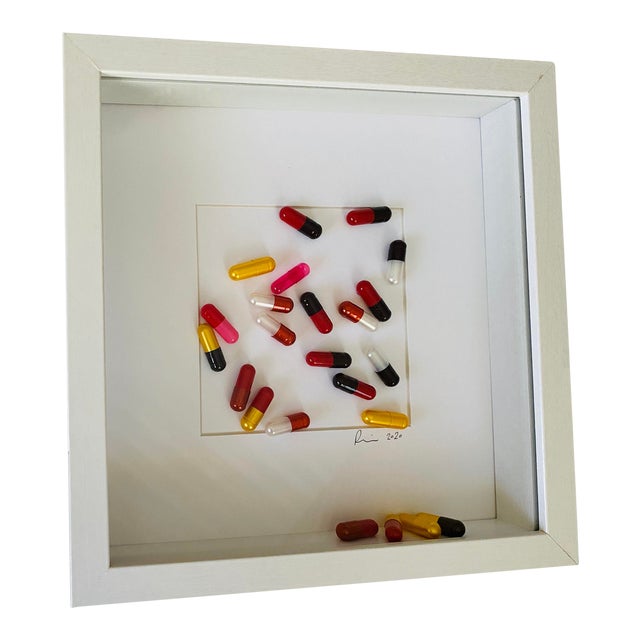 Original 3d Artwork "Take a Chill Pill" Framed For Sale