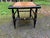 Mid 20th Century Set of 8 Hitchcock Style Black Painted Stenciled Dining Side Chairs With Rush Woven Seats For Sale - Image 9 of 15