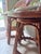 Mid-Century Modern 1960s Arched Spindle Rattan Swivel Counter Stools (Set of 2) For Sale - Image 3 of 9