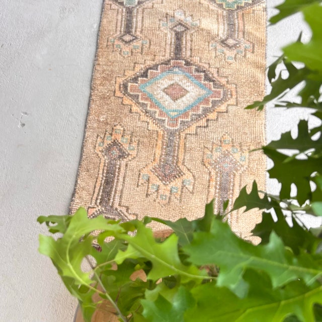 Vintage Turkish Miniature Bathroom Rug - 1’6x2’6 For Sale - Image 4 of 6
