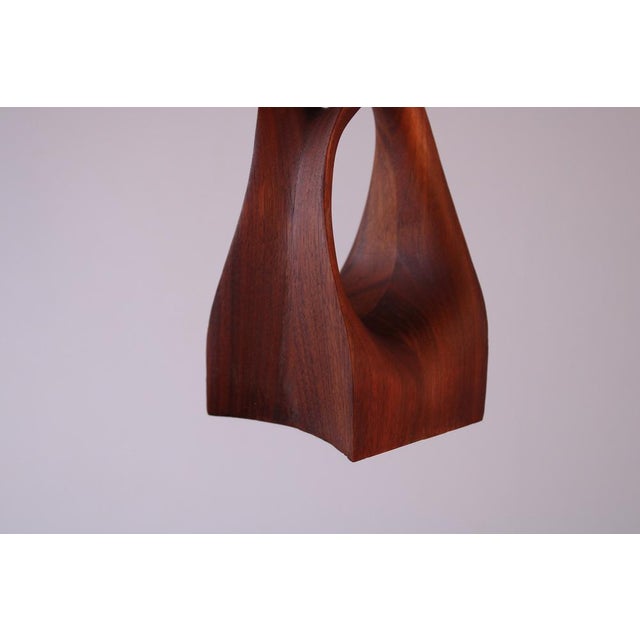 Abstract Biomorphic Sculpture in Teak, 1970s For Sale - Image 11 of 18