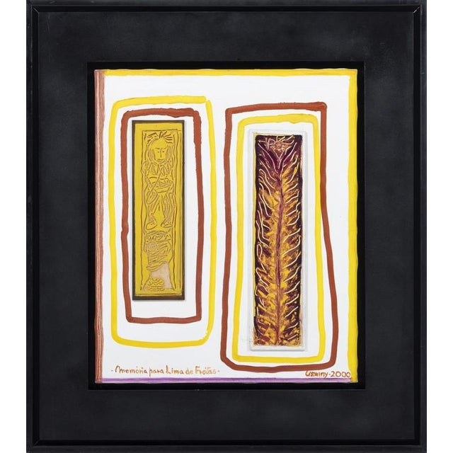 Mário Cesariny, Composition, 2000, Mixed Media on Canvas For Sale - Image 6 of 6