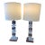 Mid Century Modern Style Crystal Lamps - a Pair For Sale