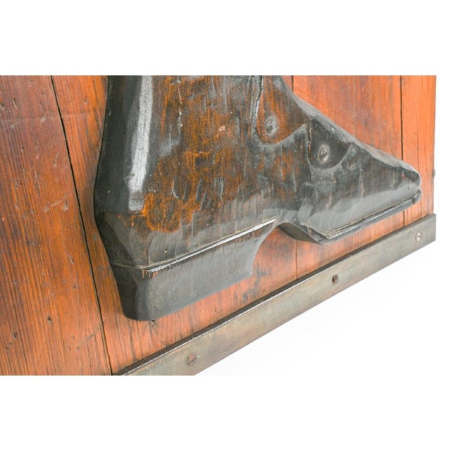 Early 20th Century Vintage Victorian Cobbler’s Trade Sign For Sale - Image 5 of 6