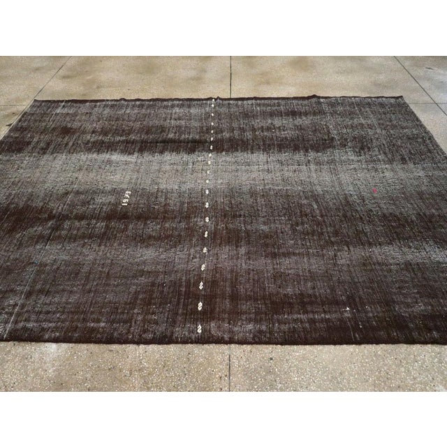 Galerie Shabab Collection Late 20th Century Handmade Turkish Flatweave Kilim Small Room Size Carpet For Sale In New York - Image 6 of 10