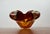Vintage Amber Coloured Art Glass Ashtray or Bowl, 1970s For Sale - Image 17 of 18