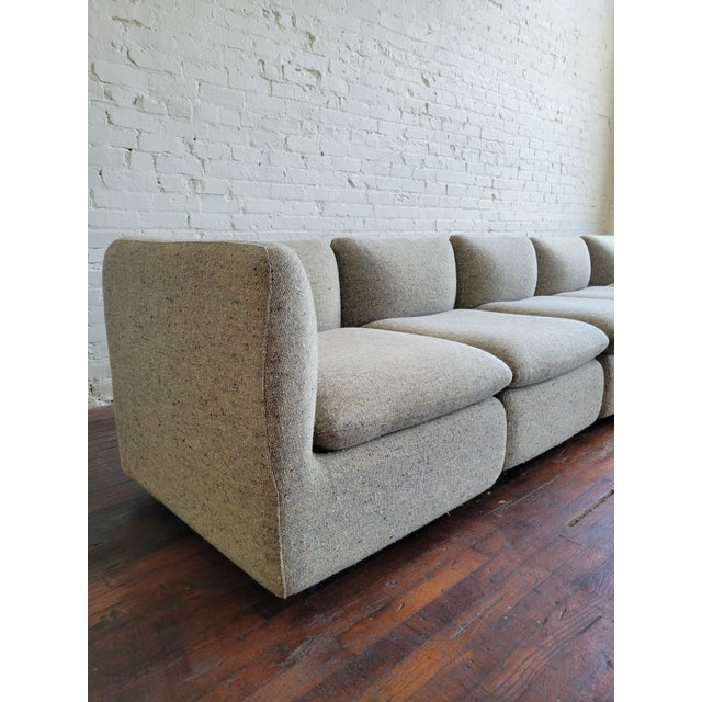 1980s Ganging Elysée 8 Pc Modular Sectional Sofa by Steelcase For Sale - Image 9 of 16