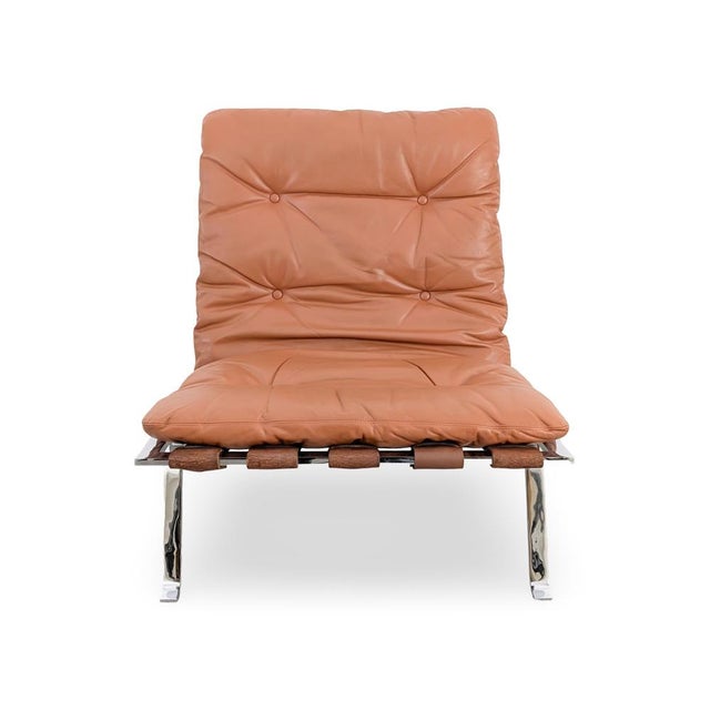 Beautiful and extremely rare mid-century armchair from the renowned Swiss manufacturer de Sede. Designed by Robert...