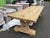 10Ft. Antique French Weathered Oak Farm Table For Sale - Image 9 of 18