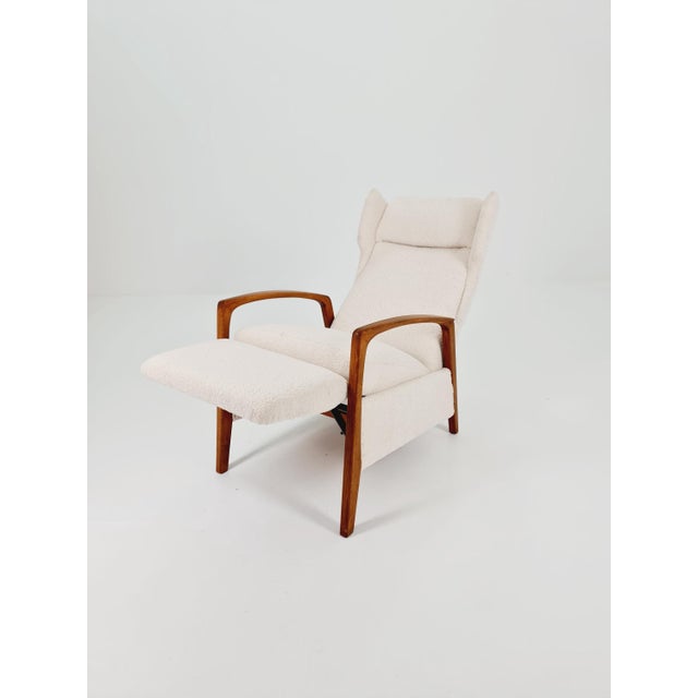 German Lounge Chair with Foot Rest, 1940s For Sale - Image 9 of 11