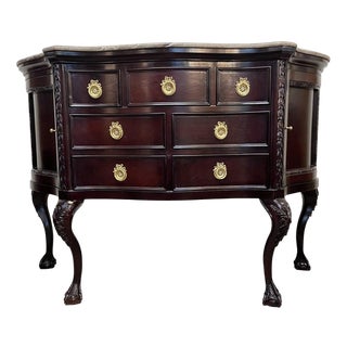 Chippendale Revival Mahogany Sideboard For Sale