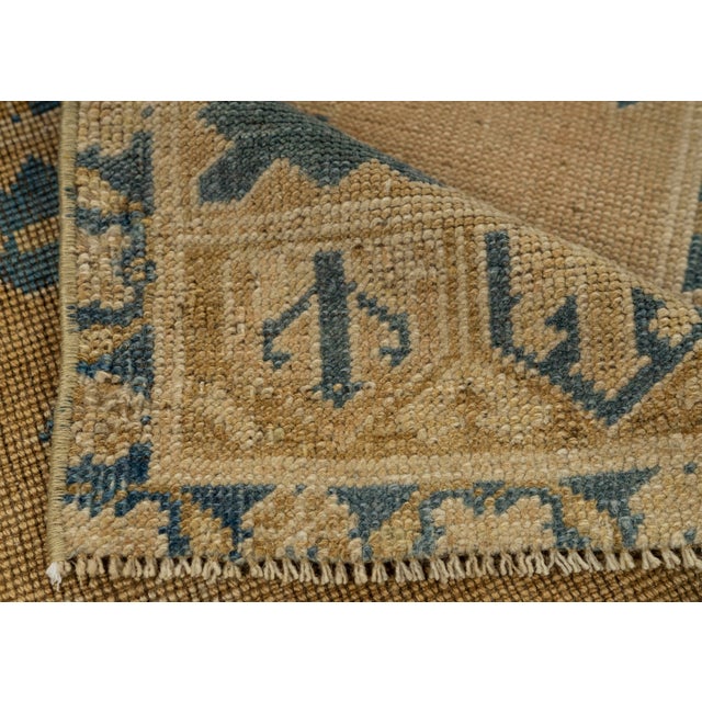 Turkish Mini Rug Oriental Hand Knotted Vintage Rug 1'9" x 3'7" #21231 For Sale In Houston - Image 6 of 8