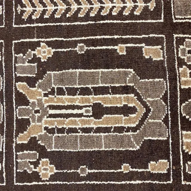 1980s Old Shiraz Area Rug 7'1"×10'3" For Sale - Image 9 of 13
