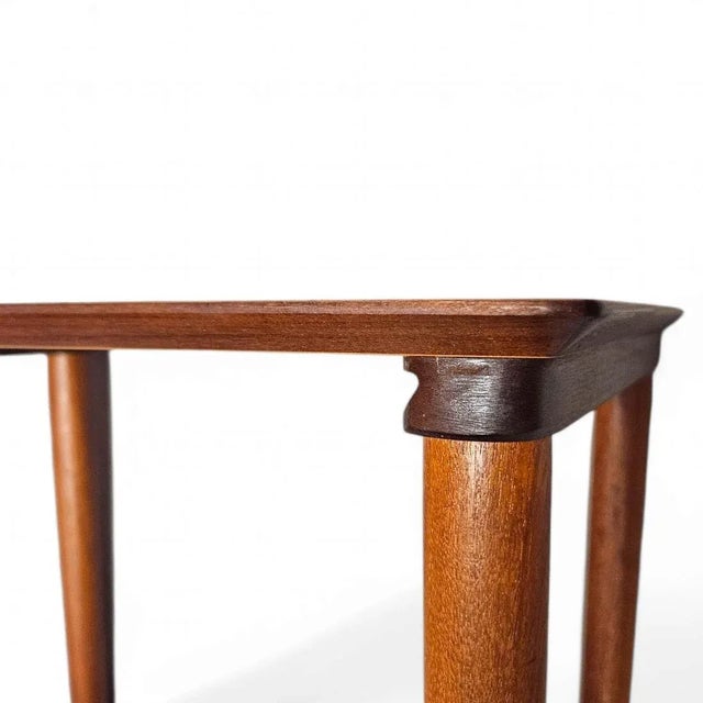 Brown Mid-Century Modern Svend Madsen Danish Teak Nesting Tables - Set of 3 For Sale - Image 8 of 12
