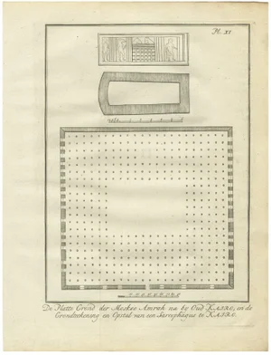 Mosque of Amr ibn al-As in Old Cairo, 1776, Paper