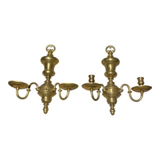 1920s Caldwell Brass Sconces - a Pair For Sale