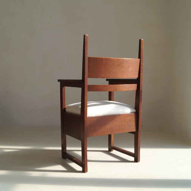 1930s Dutch Art Deco Armchair by Piet De Vries, 1934 For Sale - Image 5 of 11