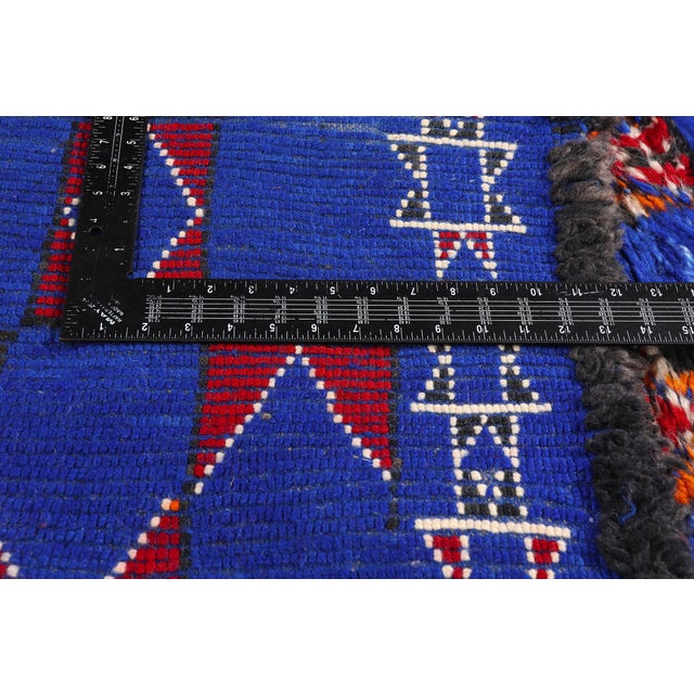 Textile Vintage Beni M'Guild Moroccan Rug, 06'01 X 12'03 For Sale - Image 7 of 10