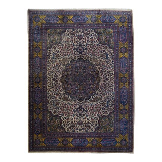 Antique Persian Tabriz Rug 9'11" X 13’5" For Sale