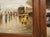 More information coming soon… An outdoor market, nestled at the base of the Italian Alps, is the subject of this small oil...