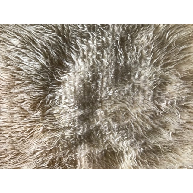 Small Woolen Rugs in Cream Color, 1970s, Set of 2 For Sale - Image 6 of 16