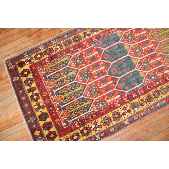 Red 19th Century Antique Turkish Melas Runner - 3' x 12'6" For Sale - Image 8 of 9