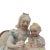 beautiful intricate details on this porcelain doll siblings' figurine intricate handpainted details Girl and Baby farm...