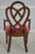 Ethan Allen Ethan Allen Sweetheart Shape Shield Back Armchair For Sale - Image 4 of 12