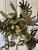 1970s Vintage 1972 Chapman Solid Brass Chandelier | Hollywood Regency or Dutch Colonial Style. For Sale - Image 5 of 12