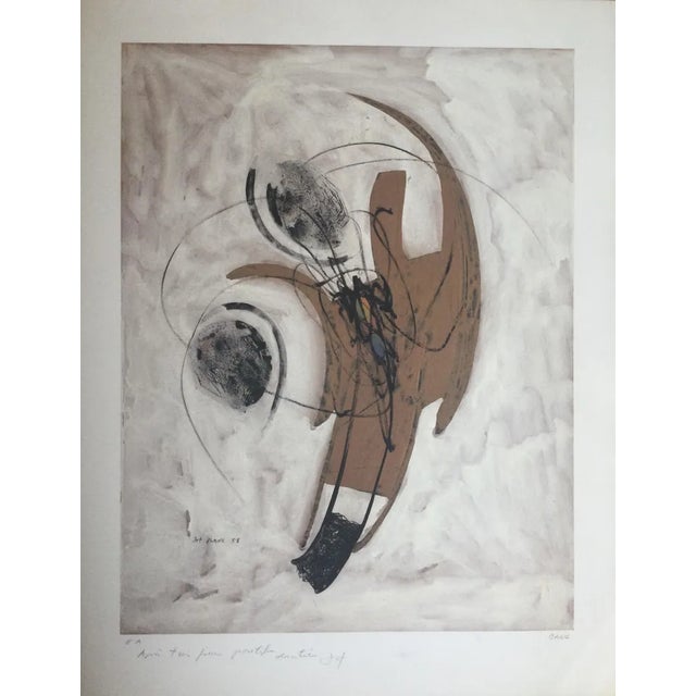 Joseph Banc, Composition, 1957, Signed Lithograph For Sale