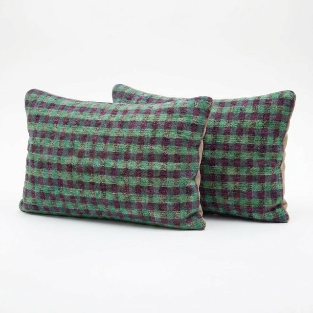 This beautiful 16'' X 24'' pillow cover set was made from authentic Turkish Kilim pieces. Bright colors of wool adorn the...
