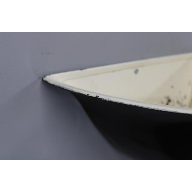 Metal Art Deco Corner Wall Sconces in Patinated Copper, 1930s, Set of 2 For Sale - Image 7 of 12