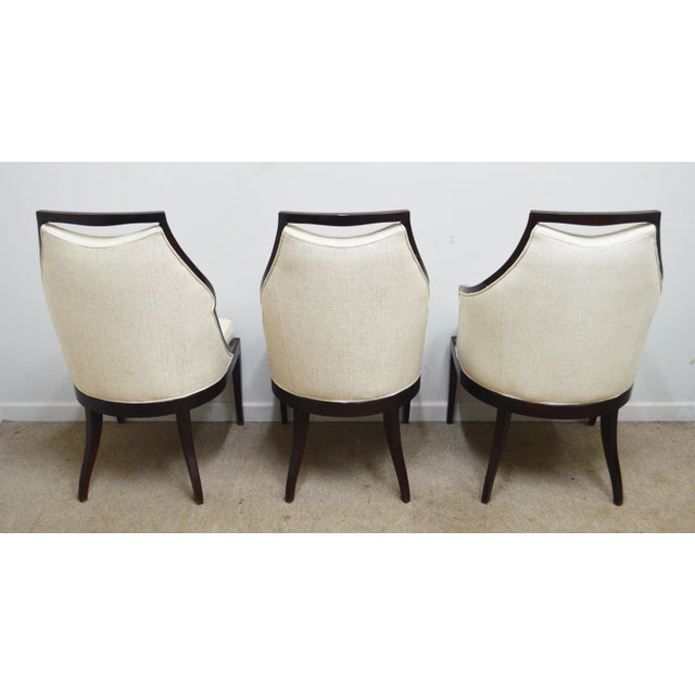 Tan Baker Modern Dining Chairs Set of 6 For Sale - Image 8 of 18