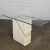 Modern Tessellated Mactan Stone Sofa Table Diagonal Peach Stripe Style of Maitland Smith For Sale - Image 13 of 13