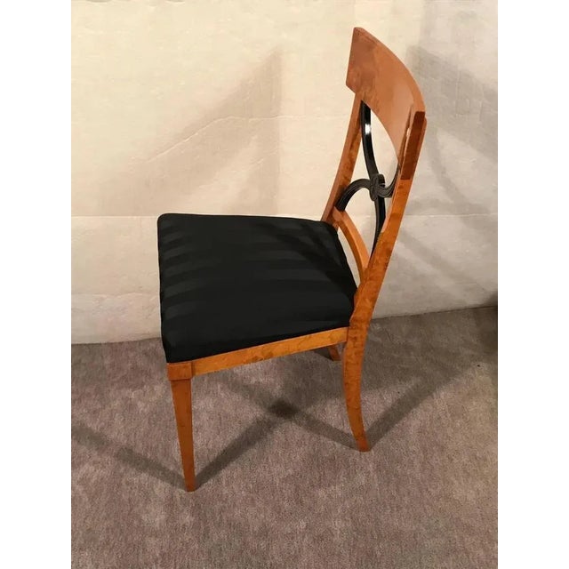 Wood Biedermeier Birchwood Veneer Chairs, 1820s, Set of 3 For Sale - Image 7 of 8