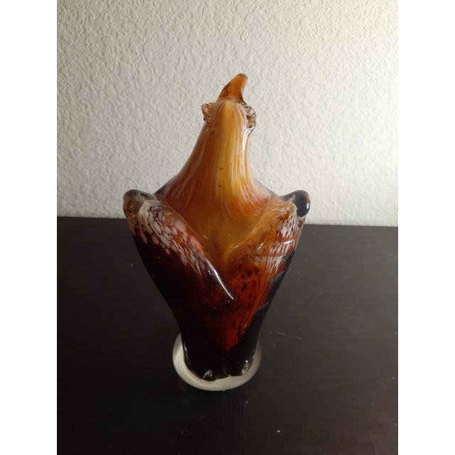 1980s Speckled Art Glass Bird Figurine For Sale In Dallas - Image 6 of 10