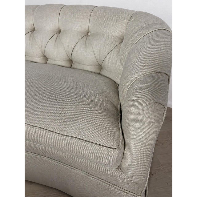 Traditional Century Furniture Tufted Loveseat. For Sale - Image 3 of 8
