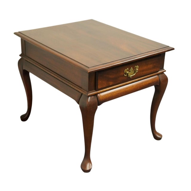 CRESENT FURNITURE Solid Cherry Traditional Style 22" Accent End Table 22" High 22.5" Wide 27" Deep We specialize in high...