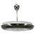 Vintage Bauhaus UFO Chrome and Glass Pendant Light, Czechoslovakia, 1930s For Sale - Image 14 of 14