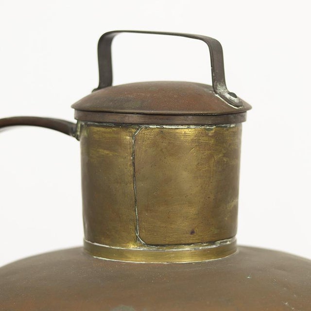 Large French Brass Canne à Lait or Milk Jug For Sale - Image 9 of 10