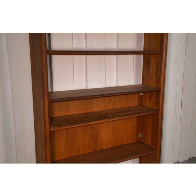 Pierre Chapo Modernist Elm Shelf by Pierre Chapo for Seltz, 1950s For Sale - Image 4 of 12