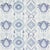 SAMPLE - Schumacher Elizia Ikat Fabric In Mineral And Indigo For Sale