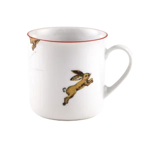Red Porcelain Collection Cup from Litolff, 1946